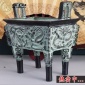 小龙鼎 四足鼎香炉 仿古青铜器工艺礼品 婚庆影视道具